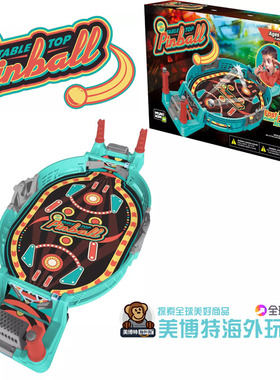 美国正品 Tabletop Pinball 头对头桌面弹球经典无电池街机游戏