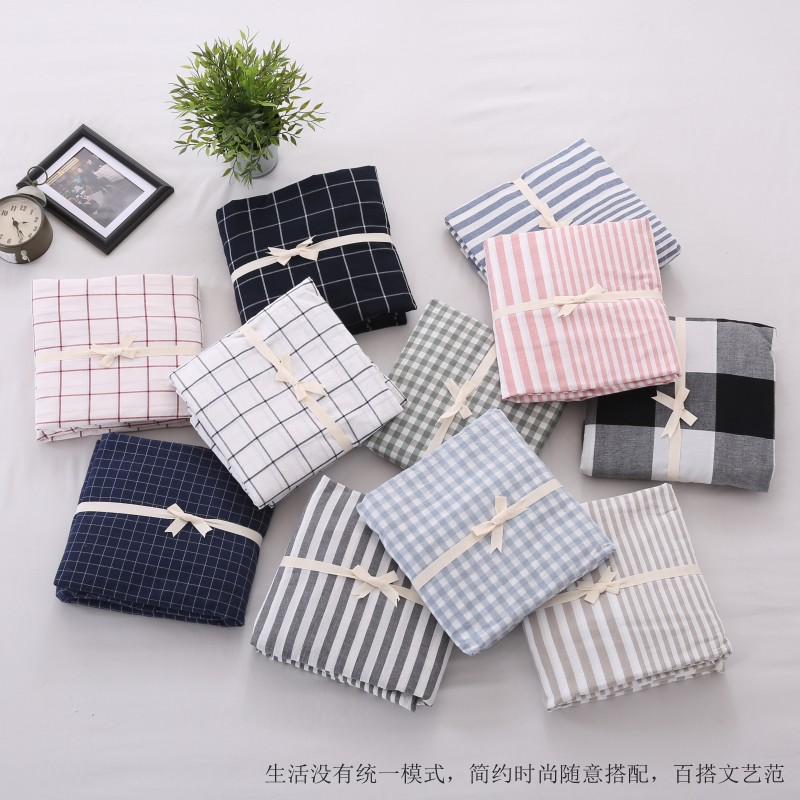 单品床笠   纯棉水洗棉0.9/1.2m格子竖条1.5m1.8床单护床垫套|ruв категории постельные принадлежности, кровать - от Buy2taobao.com для оказания профессиональной услуги покупки агента Taobao