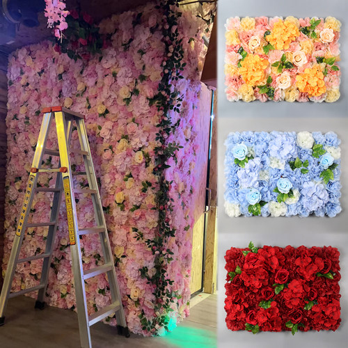 花墙仿真装饰布景直播排花婚庆