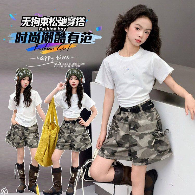 女童夏套装2026新款洋气儿童套装