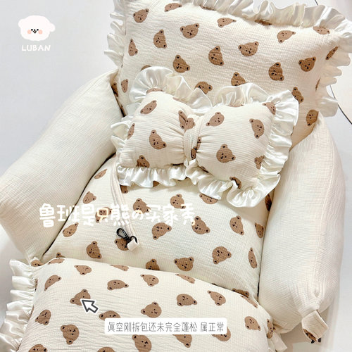 【全可拆洗】韩国多功能车载狗窝副驾安全座椅宠物窝牵引扣可定制