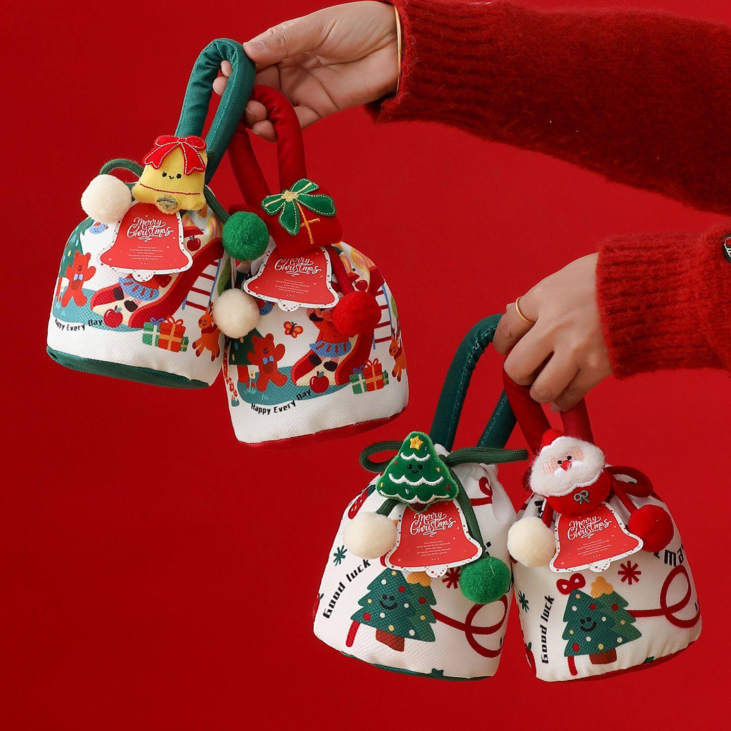 圣诞节平安夜2025新款苹果包装袋儿童手提糖果礼品袋平安果礼物袋,包装,圣诞礼品包装,淘宝优惠券,粉丝福利购,淘宝优惠卷