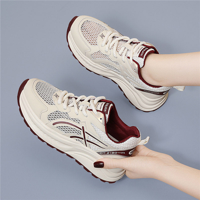 爆款网面德训鞋女2025春夏新款百搭透气轻便软底板鞋休闲阿甘鞋女,运动鞋new,德训鞋,淘宝优惠券,粉丝福利购,淘宝优惠卷