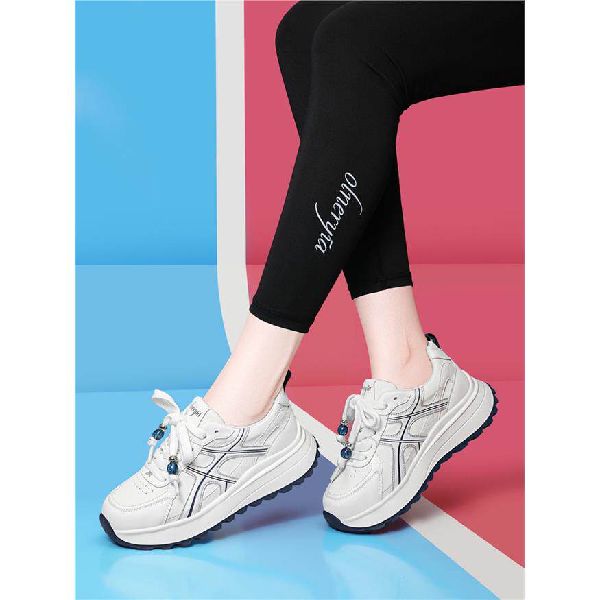 厚底女款2025年新款秋冬季百搭爆款运动休闲鞋轻便减震耐磨跑步鞋