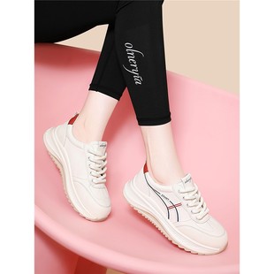 运动鞋女款软底旅游鞋2025年新款秋冬百搭小白鞋休闲老爹跑步鞋潮