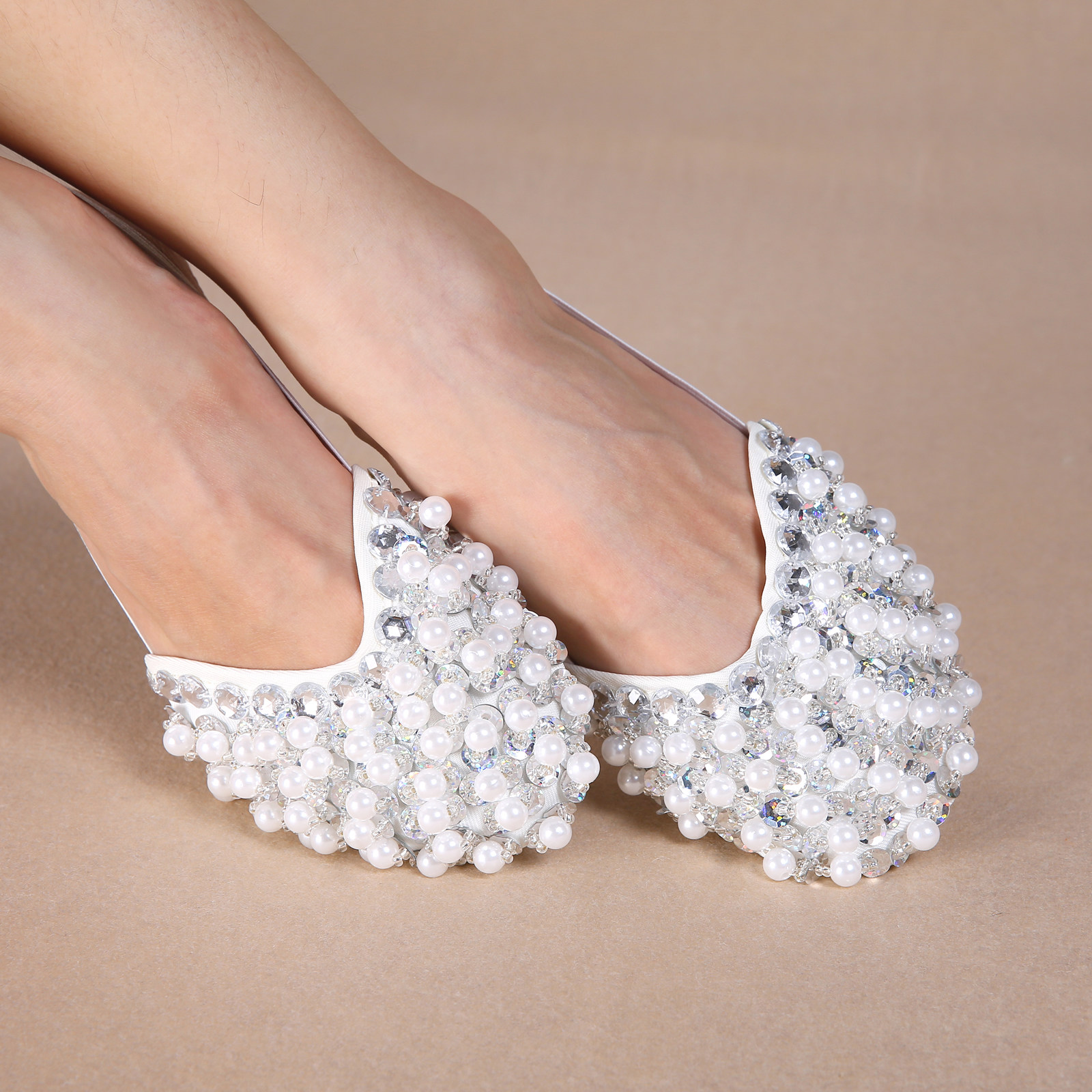 舞娘珍珠软底练功半掌肚皮舞鞋