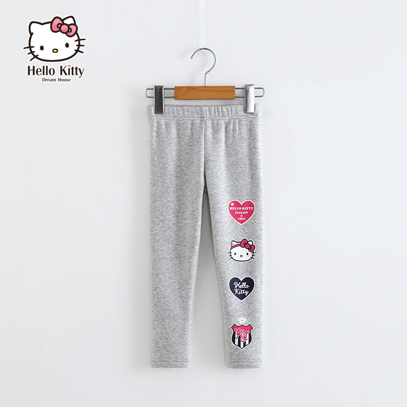 Pantalon fille HELLO KITTY K762181 en mélange - Ref 2065574 Image 2