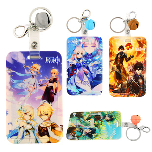 原神公交卡门禁地铁校园饭卡保护学生证件卡套带挂脖绳男女生校牌