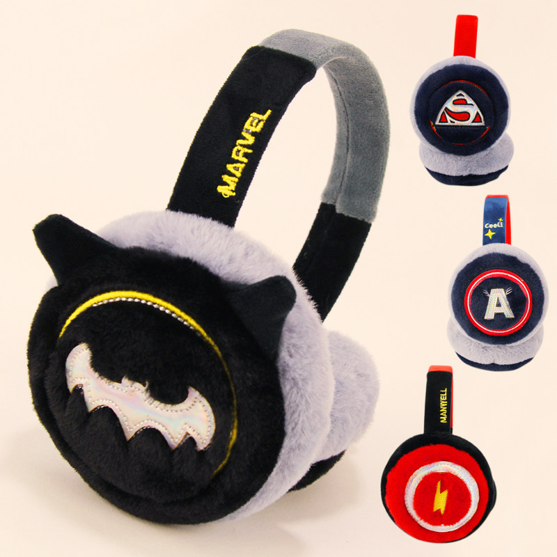 钢铁侠蜘蛛侠儿童耳罩护耳套捂子卡通男童冬天防寒冻毛绒保暖全包,服饰配件/皮带/帽子/围巾,耳套,淘宝优惠券,粉丝福利购,淘宝优惠卷