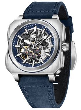 伯佳尼PAGANIDESIGN全自动机械手表男方形镂空夜光防水手表PD1791