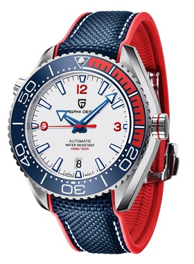 PAGANIDESIGN伯佳尼全自动机械手表男时尚防水日历强夜光手表1679