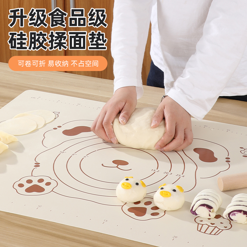 食品级硅胶垫面板揉面垫加厚