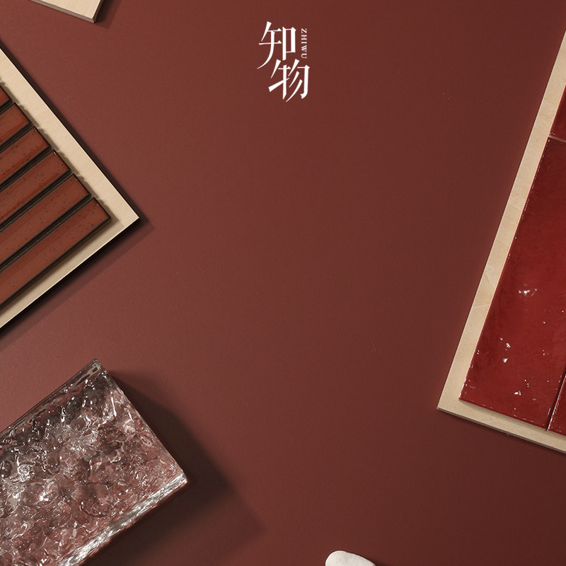 纯色复古客厅地面故宫红仿古砖