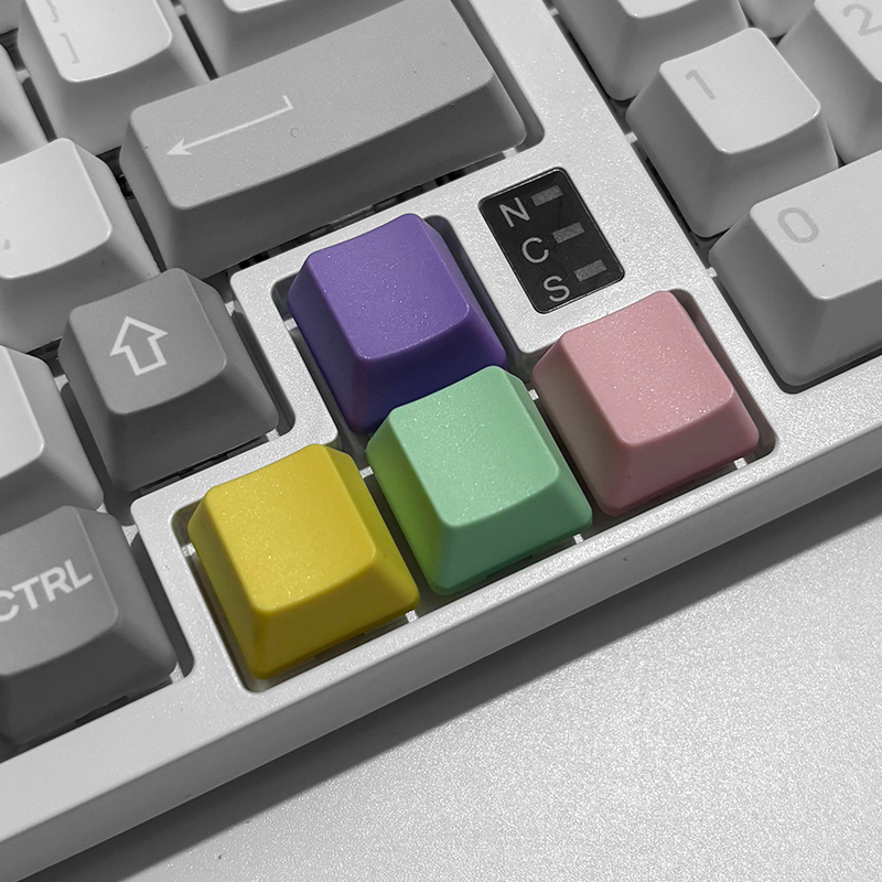 PBT个性OEM高度机械键盘键帽MX轴无刻R3 R2 R1 WASD彩色方向键diy