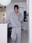 外套运动美式 休闲百搭 卫衣显瘦早秋新款 连帽开衫 极简 男女修身