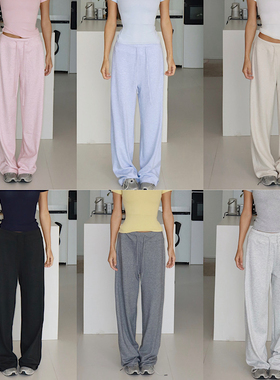 akiyo studio欧美瑜伽裤女高腰宽松抖抖拖地裤休闲裤