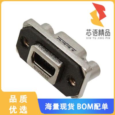 全新MUSBE15104原装(CONN RCPT USB2.0 MINI AB PCB