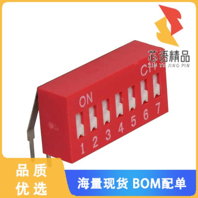 全新KR07R原装(DIP SWITCH DPST 7 POSITION THROU)正品