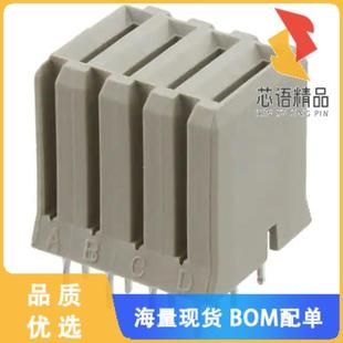 RCPT BLADE 正品 1原装 PCB CONN 4POS 全新120953 PWR