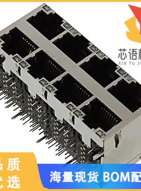 全新0879-2C4R-54原装(CONN JACK 8PORT 1000 BASE-T