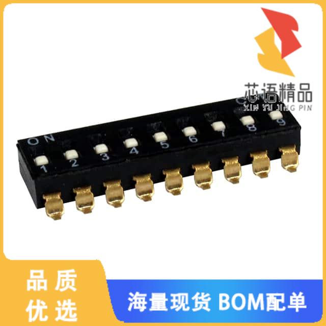全新KJ09RTT原装(DIP SWITCH DPST 9 POSITION SURFA)正品