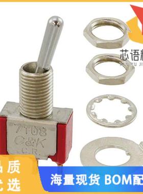 全新7108SYZBE原装(SWITCH TOGGLE SPDT 0.4VA 20V)正品