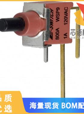 全新800AWSP9M7RE原装(SWITCH PUSH SPST-NO 0.4VA 2