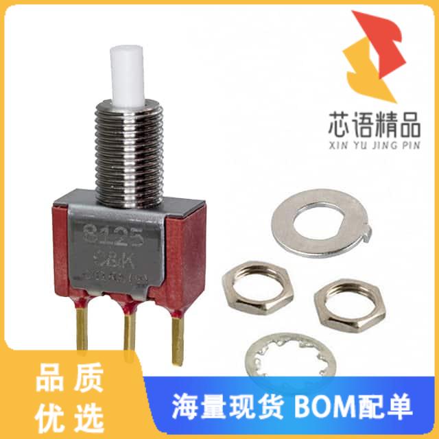 全新8125SYCBE原装(SWITCH PUSH SPDT 0.4VA 20V)正品