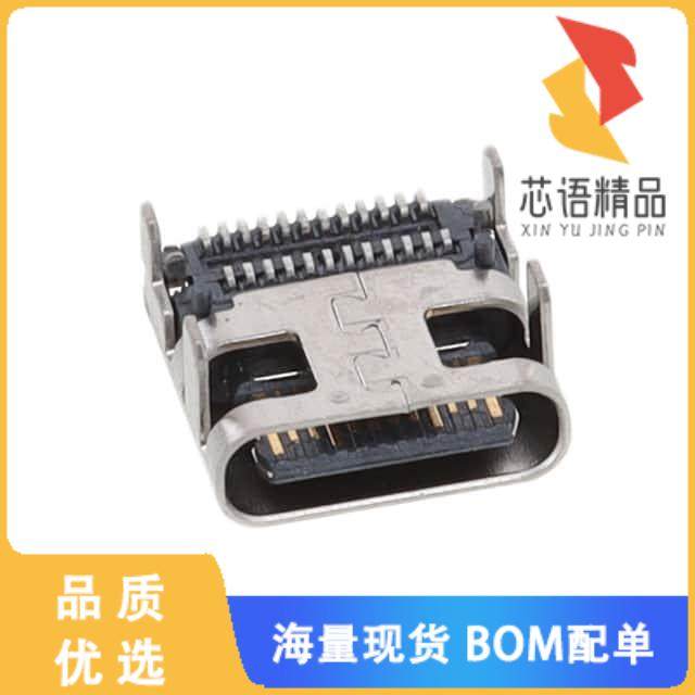 全新USB-C40-S-RA-CS1-SMT-BK-30-T/R原装(CONN RCPT