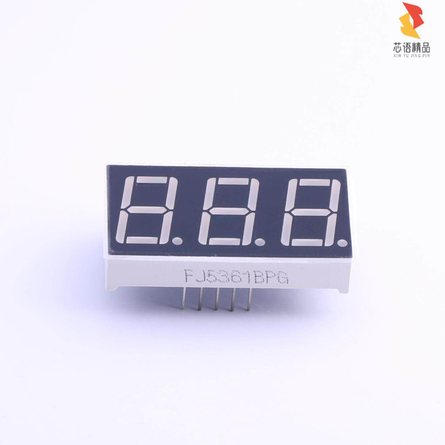 FJ5361BPG「LED共阳数码管0.56寸，3位，翠绿色高亮」使用感如何?