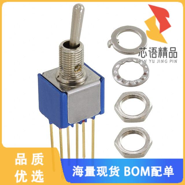 全新5242MIWRCDB原装(SWITCH TOGGLE DPDT 0.4VA 20V)正品
