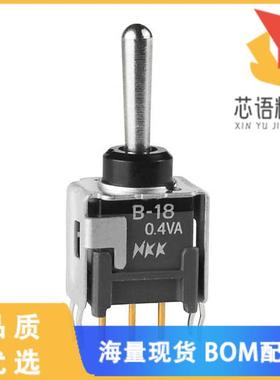 全新B18AB原装(SWITCH TOGGLE SPDT 0.4VA 28V)正品