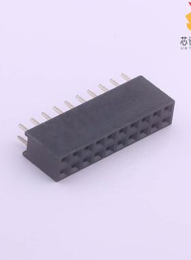 全新DS1023-2*10SF11原装(2.54mm 2x10P 黑色，镀全金)正品