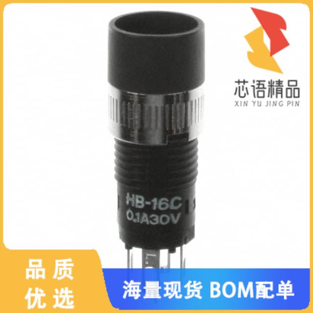 全新HB16CKW01-5C-CB原装(SWITCH PUSH SPDT 0.1A 30