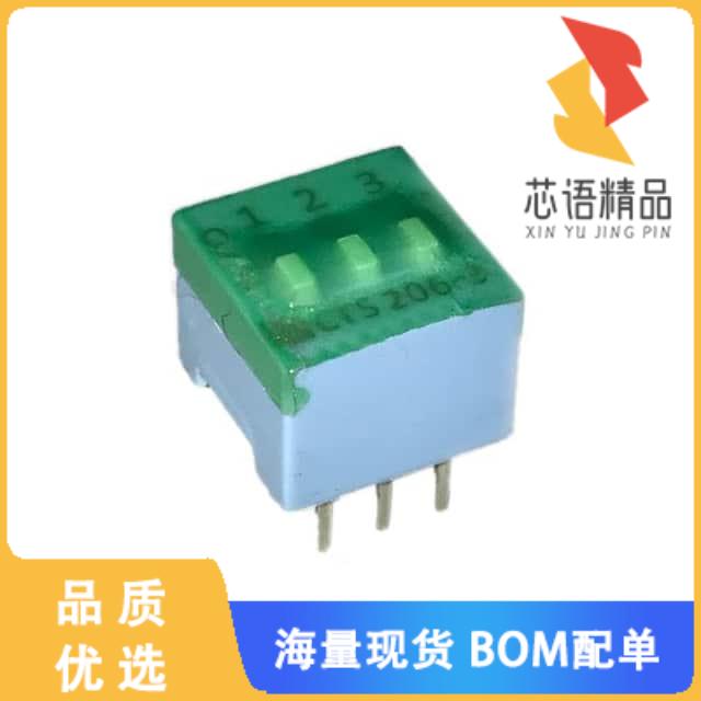 全新206-3ST原装(SWITCH SLIDE DIP SPST 50MA 24V)正品