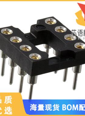 全新808-AG11D原装(CONN IC DIP SOCKET 8POS GOLD)正品
