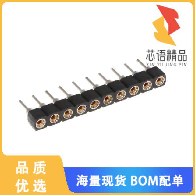 全新1814655-5原装(CONN SOCKET SIP 10POS GOLD)正品
