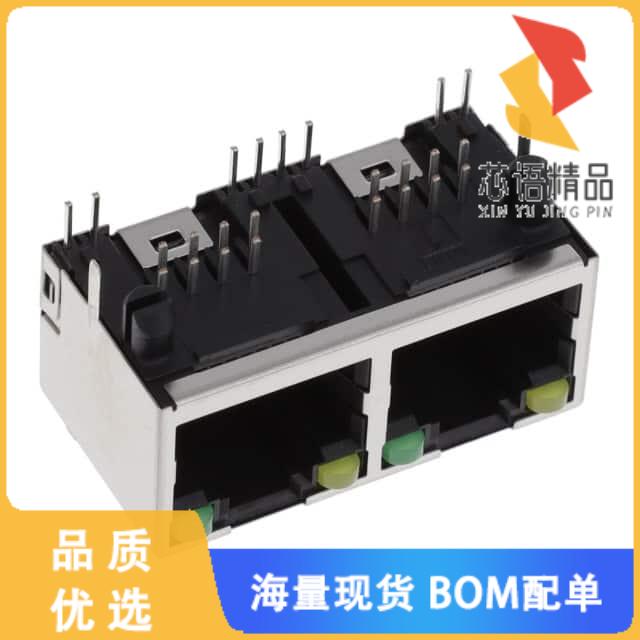 全新RJE392886410原装(RA, 8P8C, TWO PORT, WITH SH