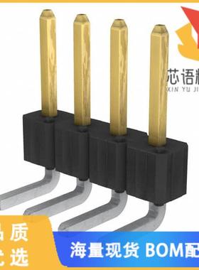 全新68016-204HLF原装(CONN HEADER R/A 4POS 2.54MM)正品