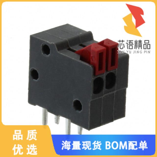 全新32.4402原装(PUSHIN PCB TERM 2P 2.54MM 6A GRY)正品