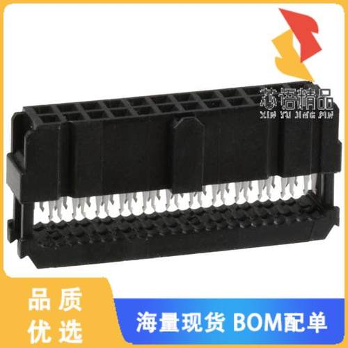 全新1658621-5原装(CONN RCPT 24P IDC 26-28AWG GOL