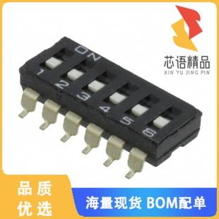 SWITCH SLIDE DIP 全新A6S 25MA H原装 SPST 6101
