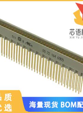 全新09721646909原装(CONN DIN HDR 64POS PCB GOLD)正品