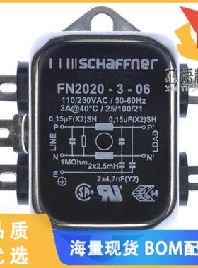 全新FN2020-3-06原装(LINE FILTER 250VAC 3A CHASS