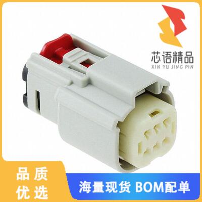 全新0334720607原装(CONN RCPT 6POS LT GRAY)正品