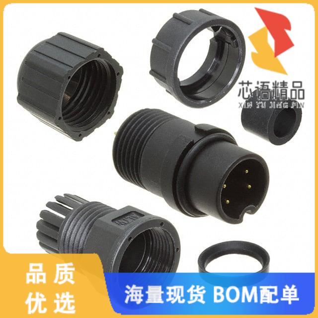 全新BD-04BFMA-LL7001原装(CONN PLUG MALE 4P GOLD