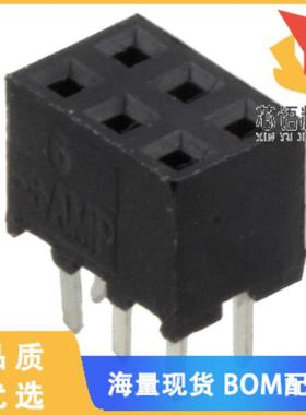 全新2-1734506-6原装(CONN RCPT 6POS 0.079 GOLD PC