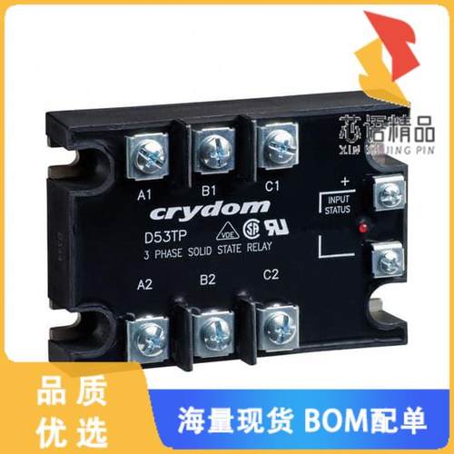 全新D53TP25D原装(SSR RELAY 3PST-NO 25A 48-530V)正品