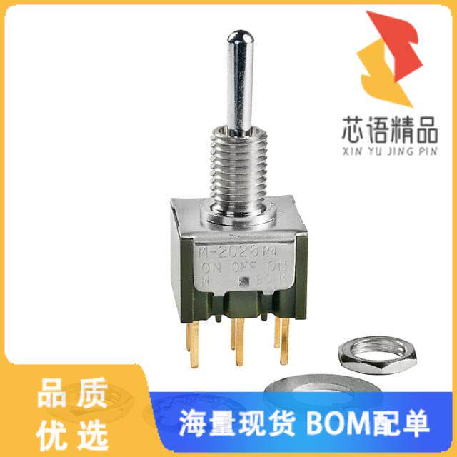 全新M2028SS4G03原装(SWITCH TOGGLE DPDT 0.4VA 28V)正品