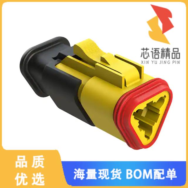 全新AT06-3S-SR01YEL原装(3 POSITION, PLUG, SOCKET